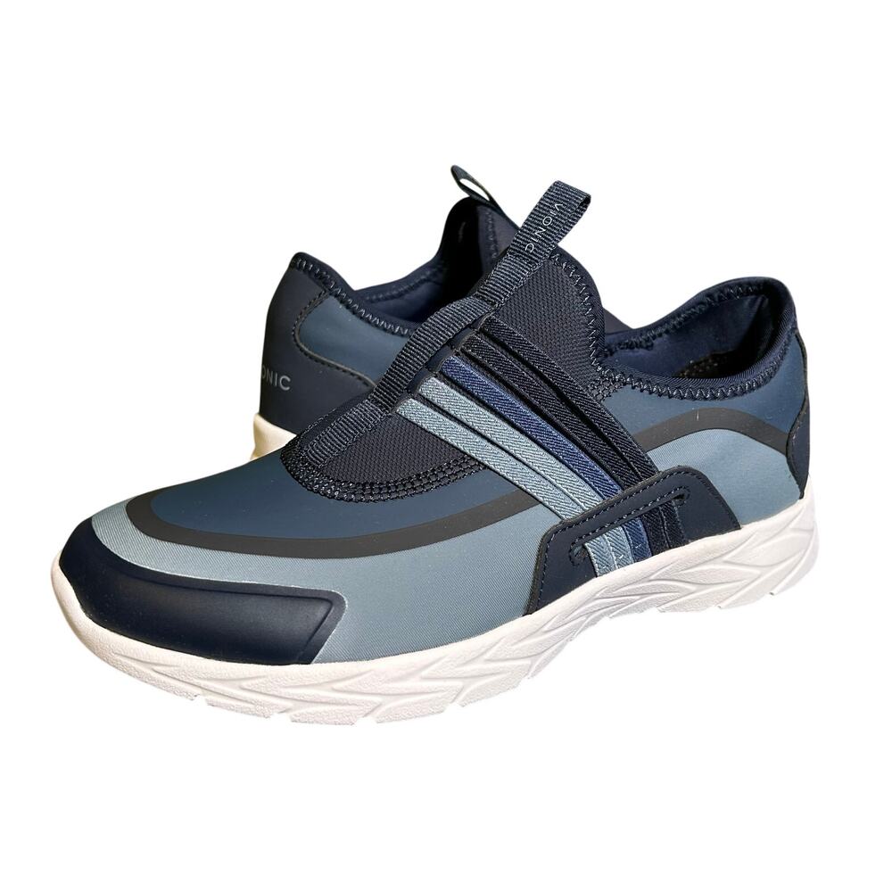 Vionic Women's Mesh Slip On Sneakers Vayda Navy Comfort Shoes US 5 M NWB